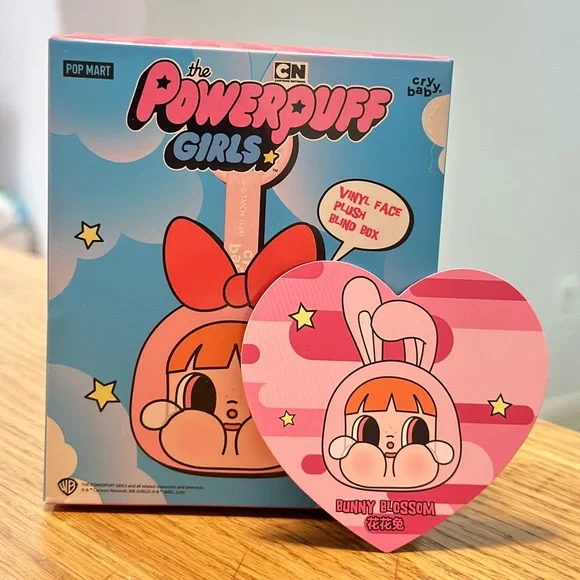 Pop Mart Crybaby Powerpuff Girls Vinyl Plush Keychains - Picture 1 of 3